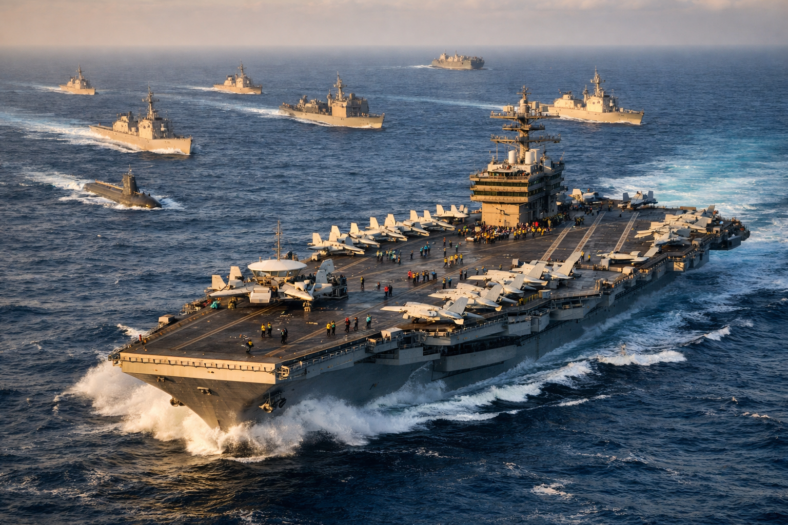 Trump Says “Massive Fleet” Is Heading Toward Iran